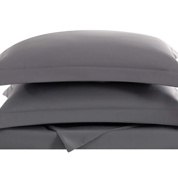 Twin Extra Long Everyday Duvet Cover Set Gray - Truly Soft NWT - Picture 2 of 4